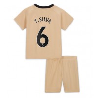 Fotbalové Dres Chelsea Thiago Silva #6 Dětské Alternativní 2022-23 Krátký Rukáv (+ trenýrky)